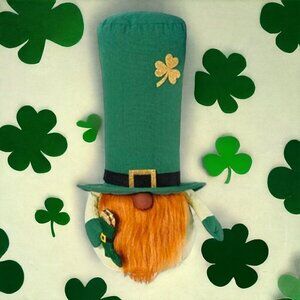 NWT Huntington Home Adli's Exclusive St. Patrick's Day Decorative Gnome Boot